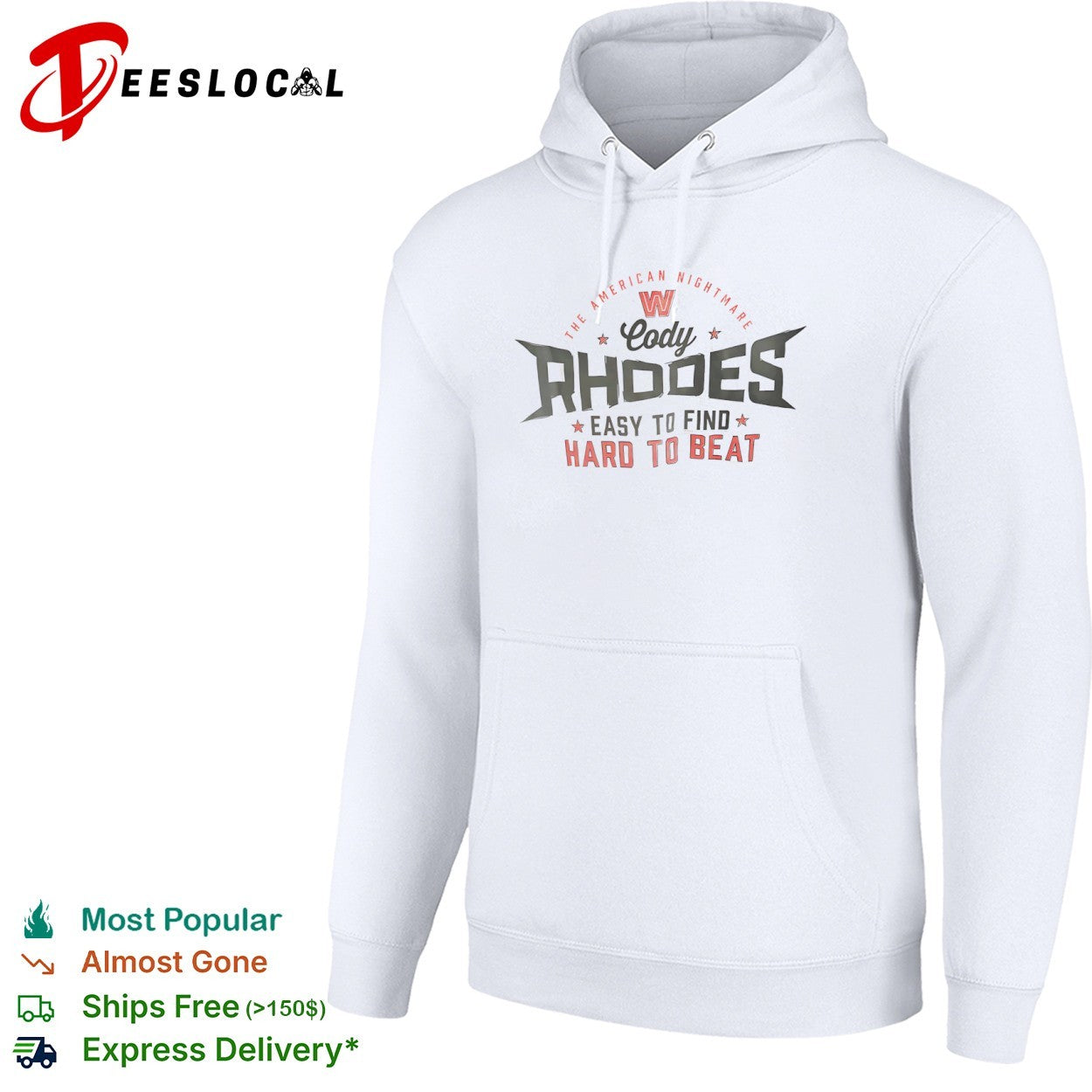Cody Rhodes The American Nightmare Easy to Find Hard to Beat WWE wrestling shirt