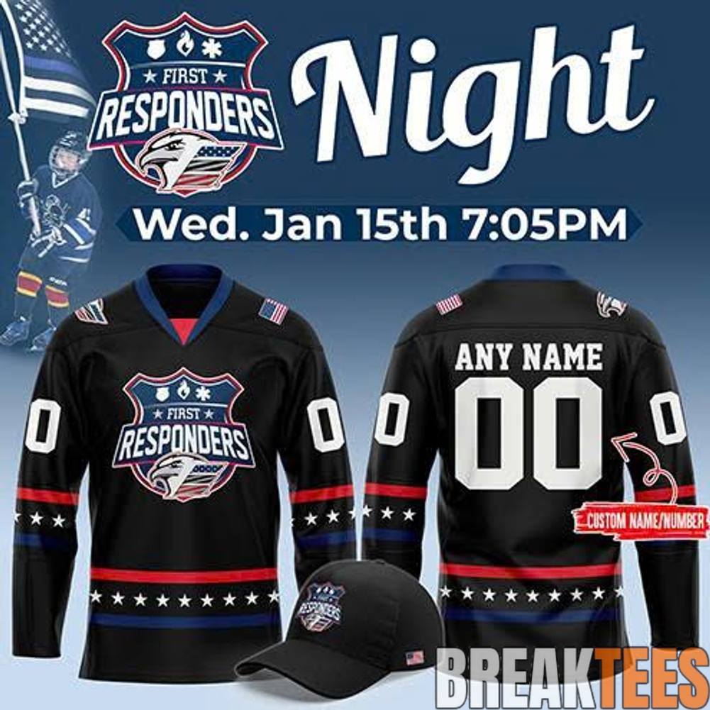 Colorado Eagles First Responders Night Hockey Jersey