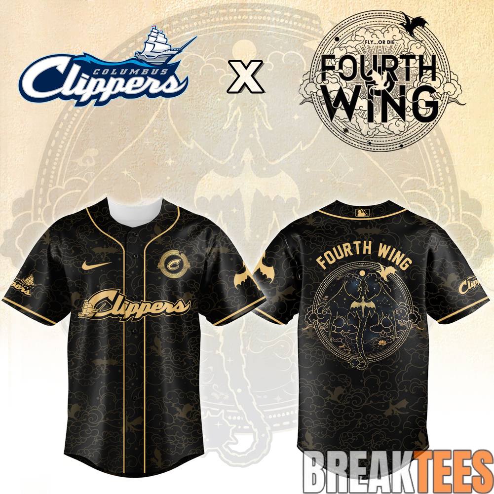 Columbus Clippers x Fourth Wing Night Limited Jersey