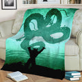 Come on Shenron Fleece Throw Blanket