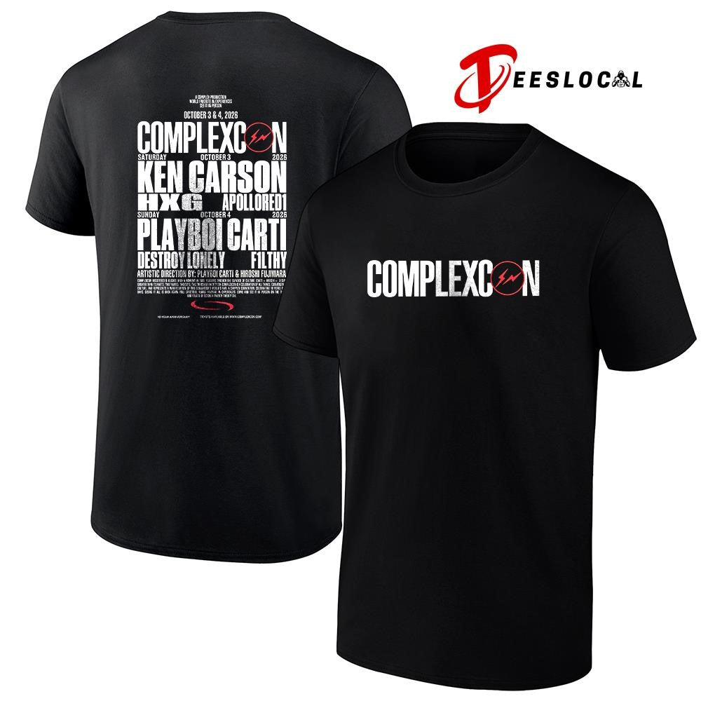ComplexCon Los Angeles lineup shirt