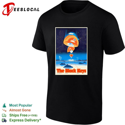 Concert poster floating fish space desert surreal vintage framed art shirt