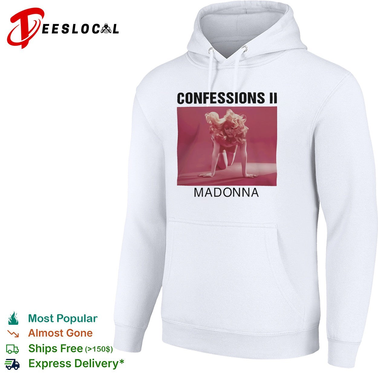 Confessions II Madonna album cover shirt