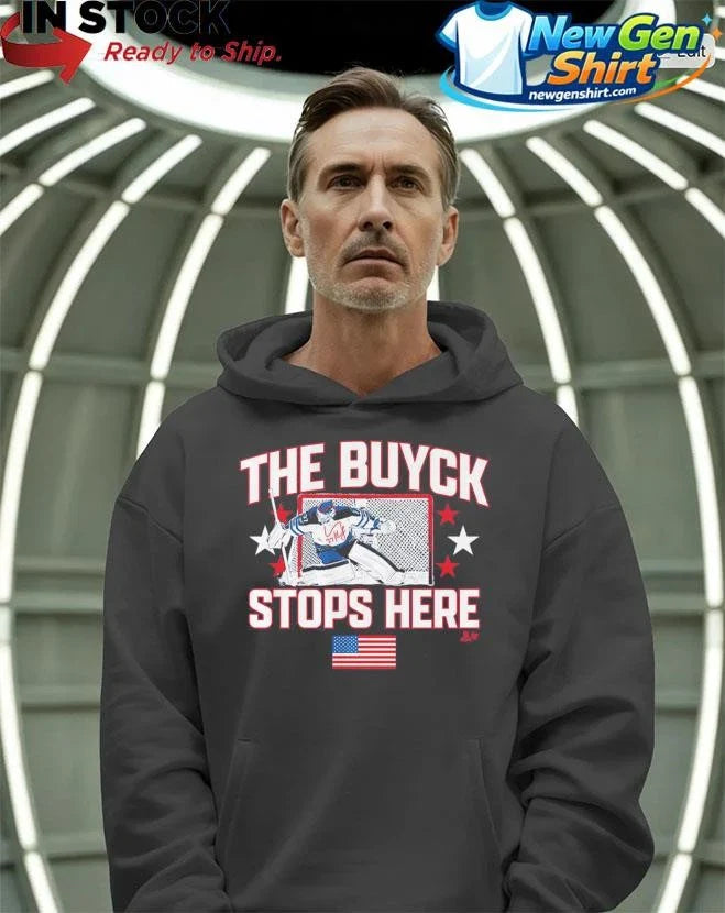 Connor Hellebuyck The Buyck Stops Here Shirt