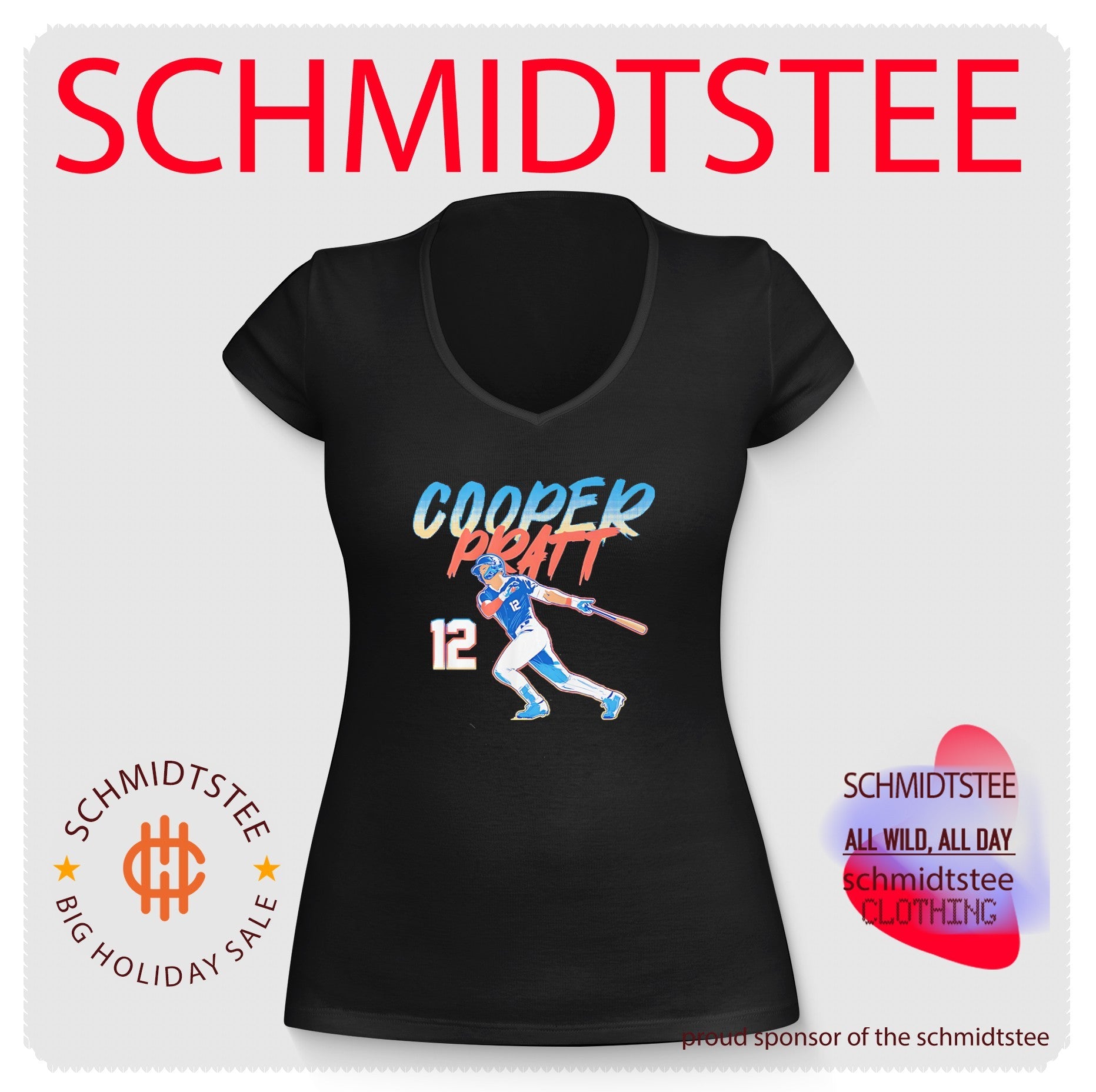 Cooper Pratt Milwaukee Baseball Slugger Swing Number shirt
