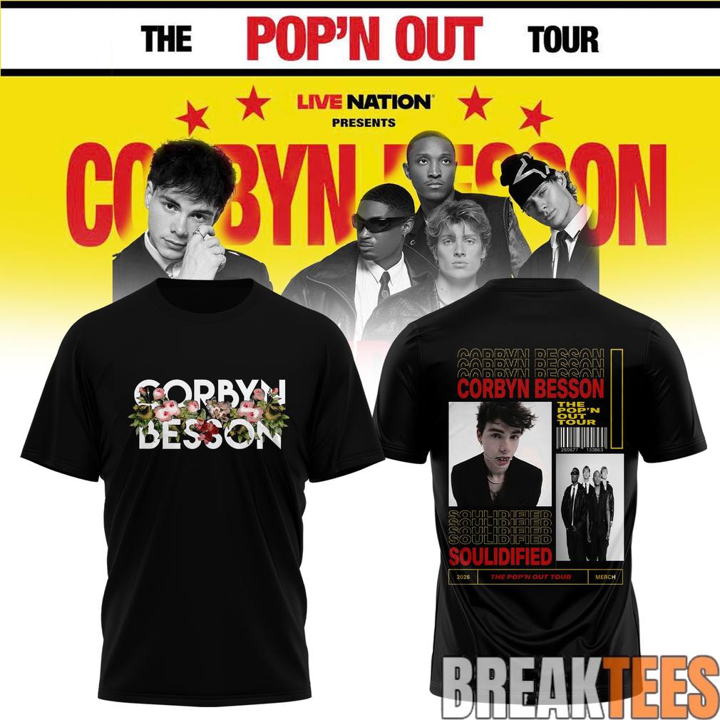 Corbyn Besson x Soulidified The Pop’n Out Tour 2026 Shirt
