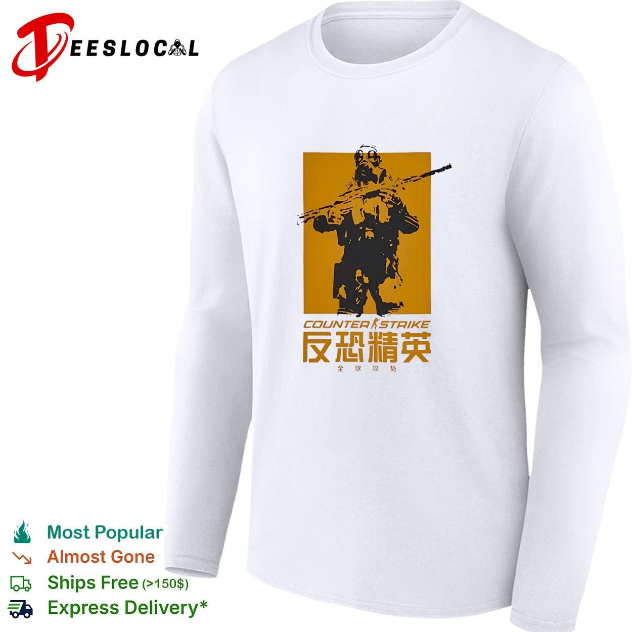 Counter Strike Global Offensive Tactical Shooter Game shirt