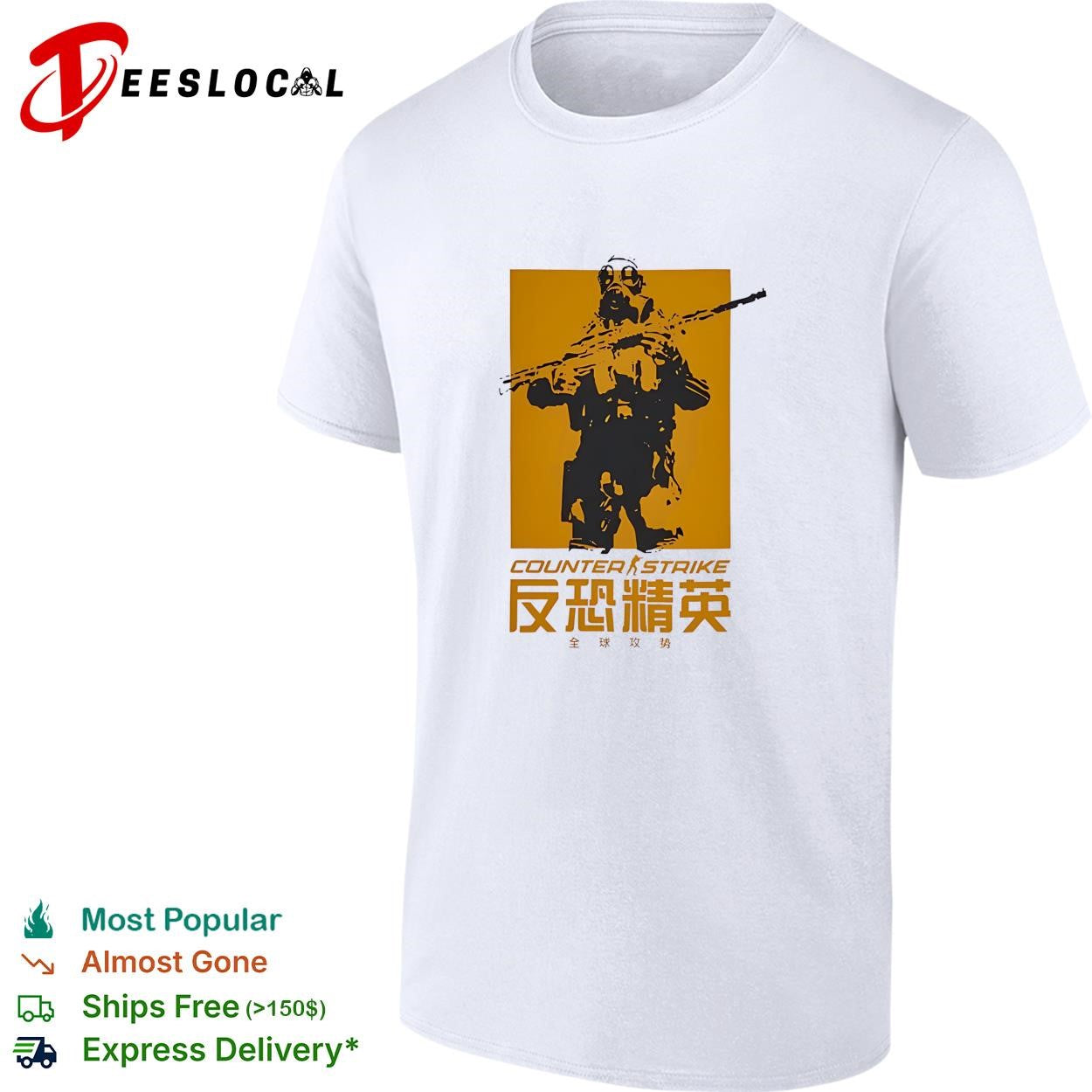 Counter Strike Global Offensive Tactical Shooter Game shirt