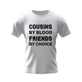 Cousins Friends Print Casual Short Sleeve Summer Made USA T-Shirts