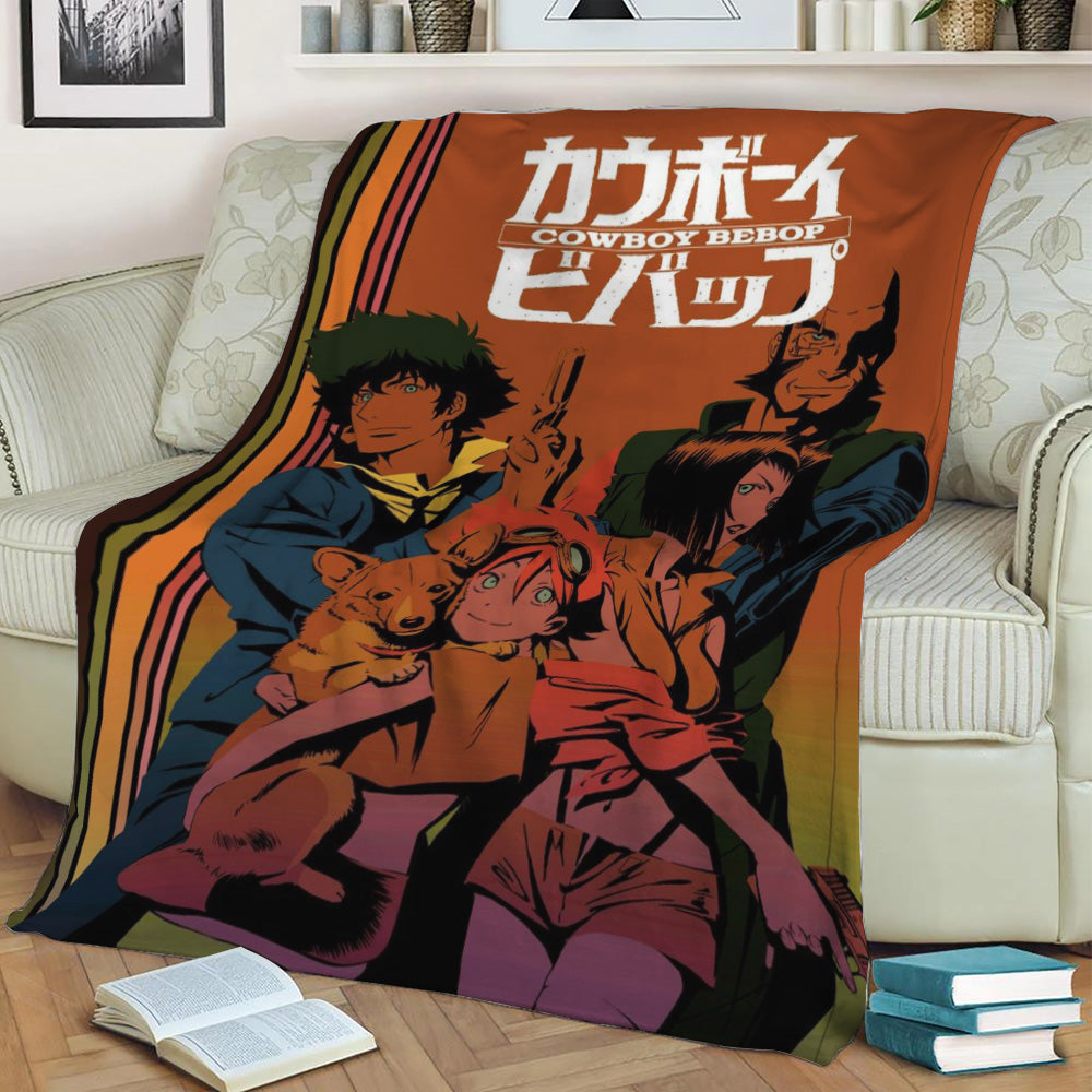 Cowboy Bebop Fleece Throw Blanket