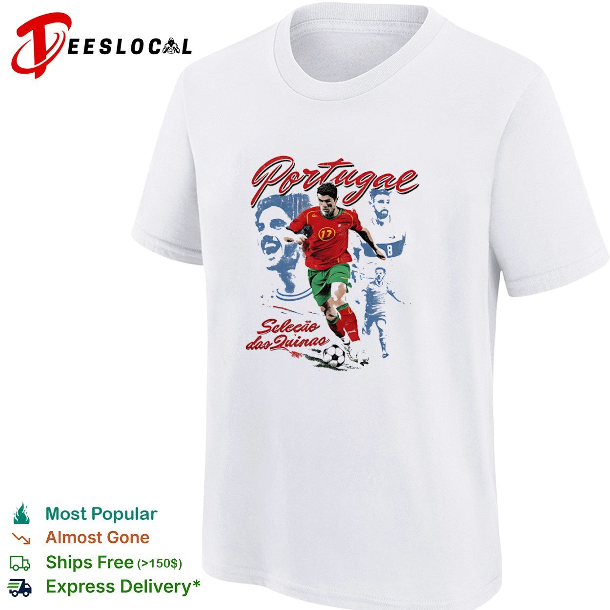 Cristiano Ronaldo Bruno Fernandes Portugal Selecao das Quinas shirt