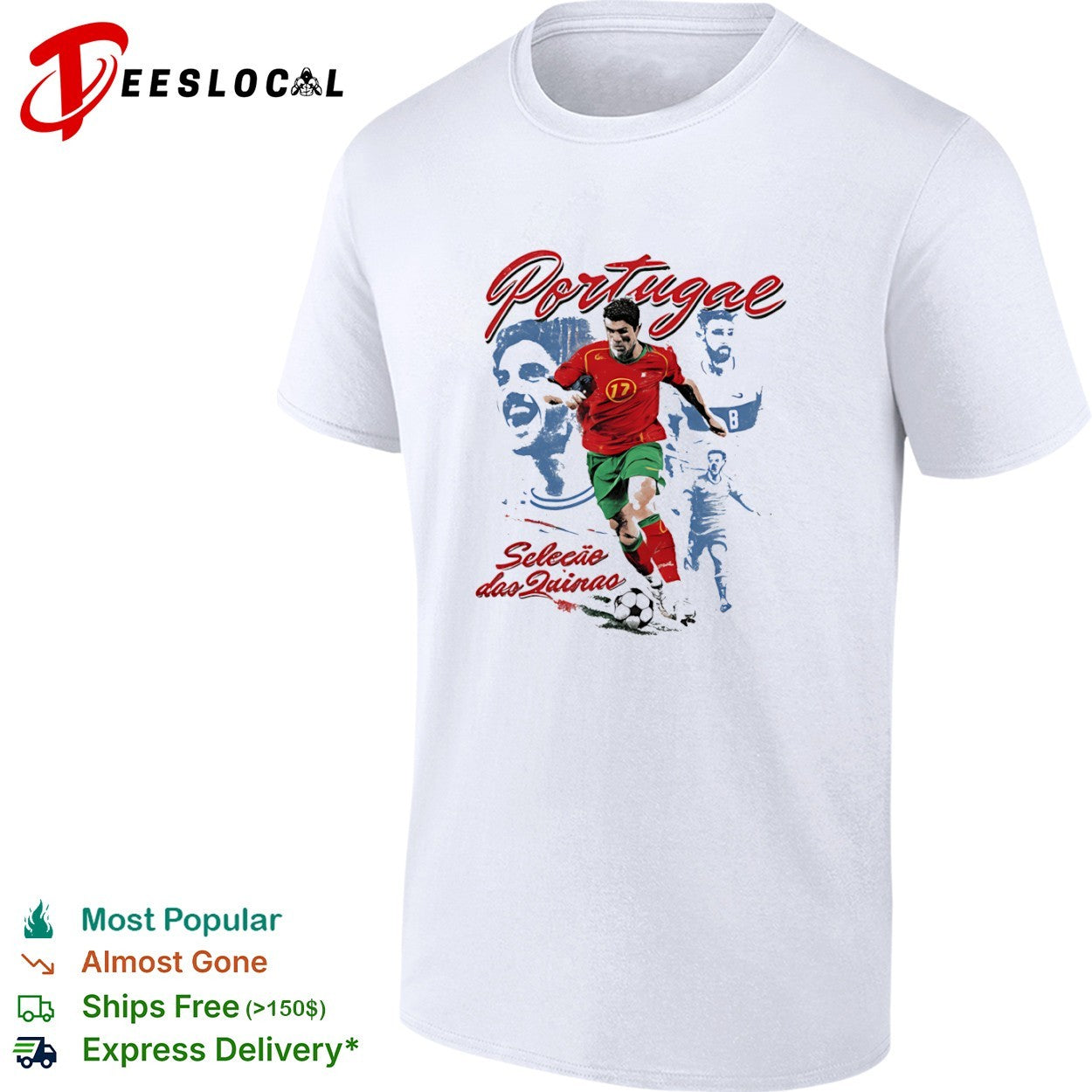 Cristiano Ronaldo Bruno Fernandes Portugal Selecao das Quinas shirt