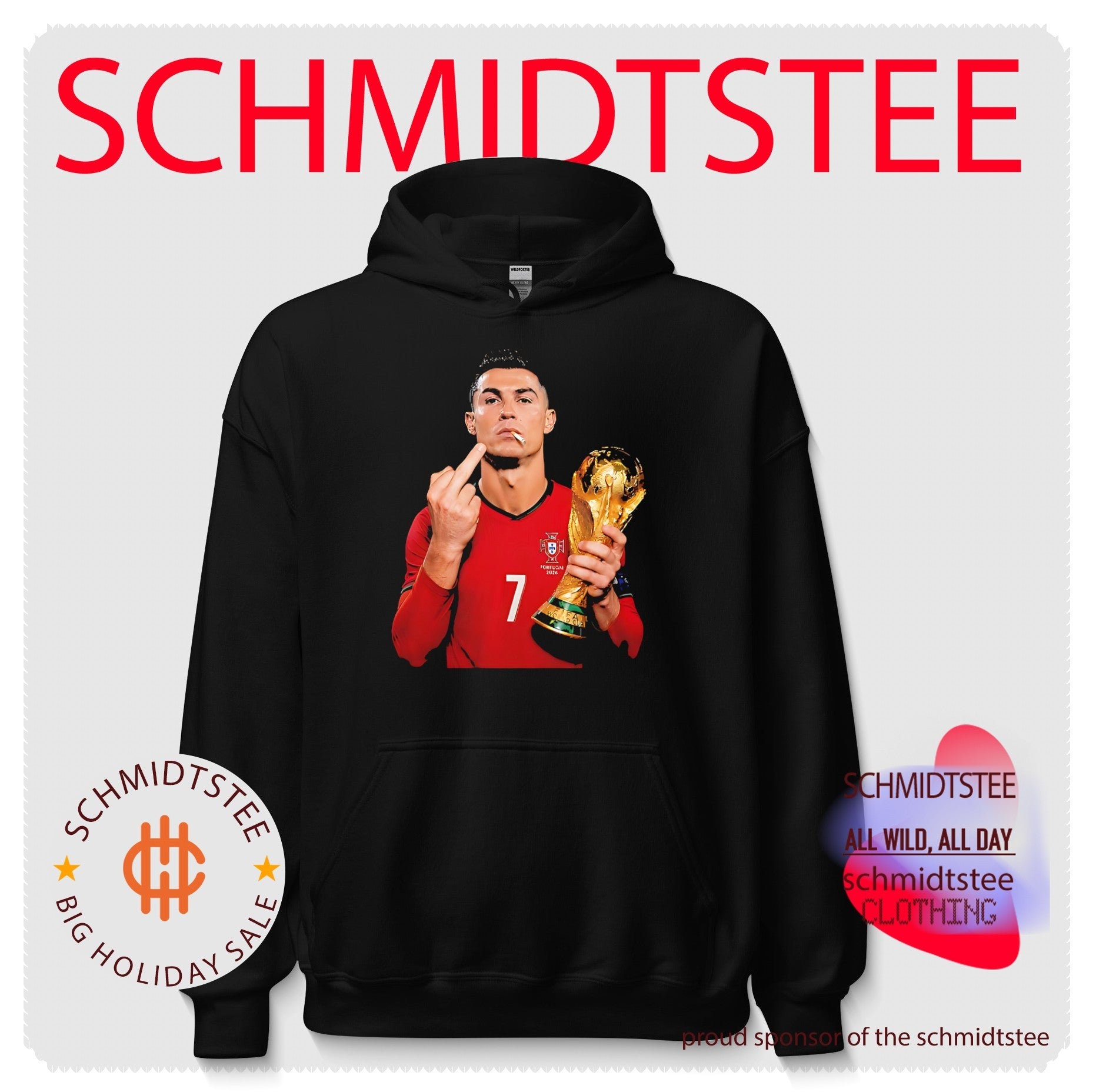 Cristiano Ronaldo middle finger shirt