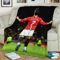 Cristiano Ronaldo Man Utd Fleece Throw Blanket