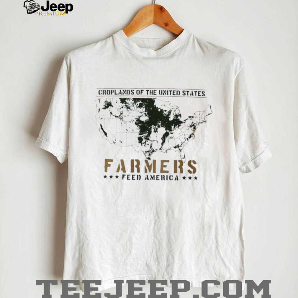 Croplands of the United States Farmers Feed America shirt