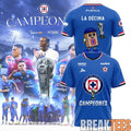 Cruz Azul La Décima Liga MX 2026 Shirt