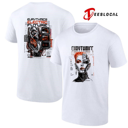 Cury Tumics eurythmics electric future graphic shirt