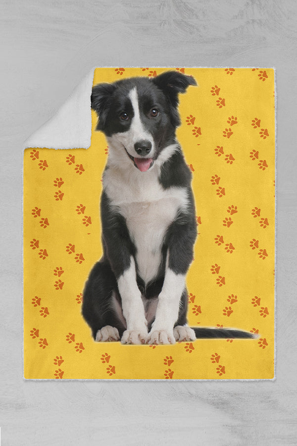 Custom Pet Portrait Blanket