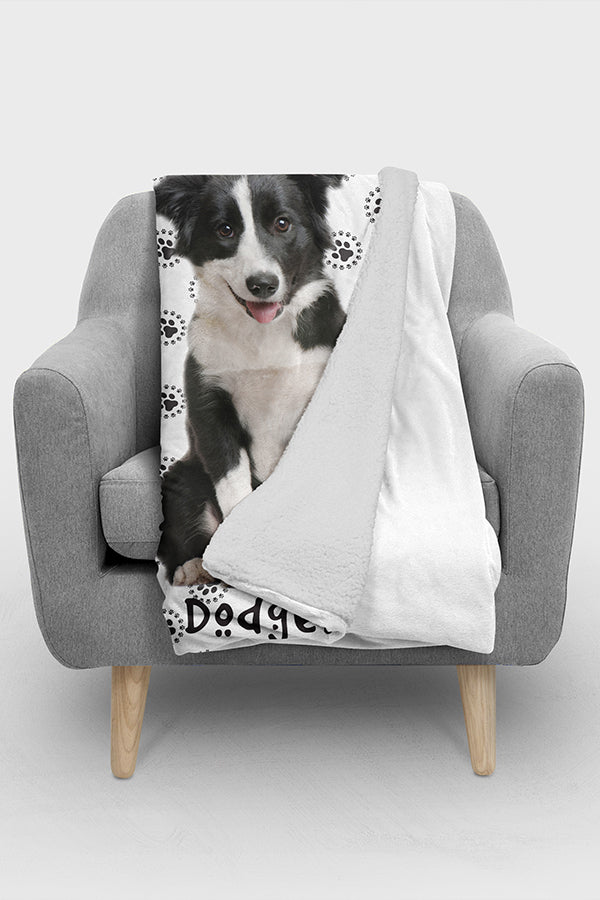 Custom Pet Portrait Blanket