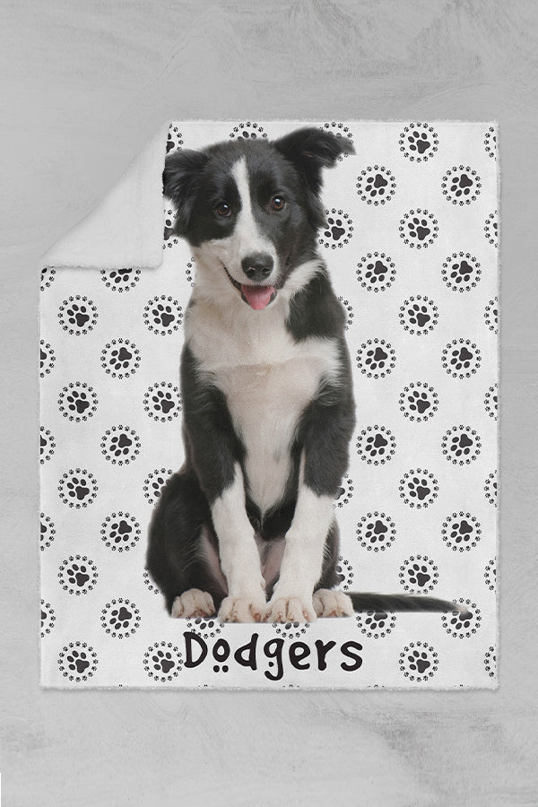 Custom Pet Portrait Blanket