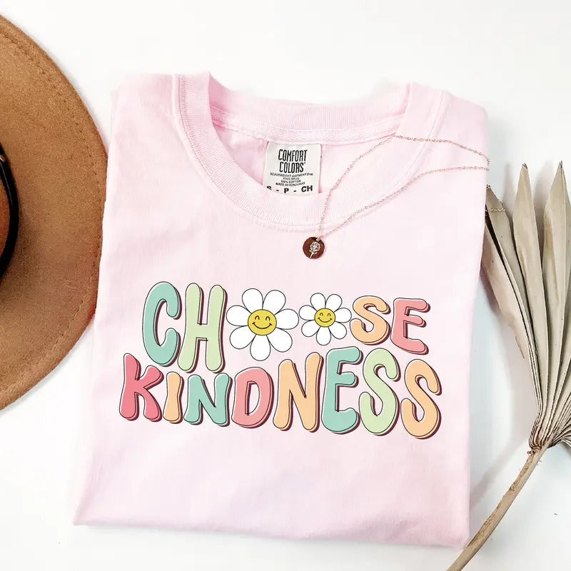 Cute Teacher Shirt Choose Kindness Shirt Be Kind Teacher Shirt Back School Shirt Elementary School Teacher Shirt T-Shirts