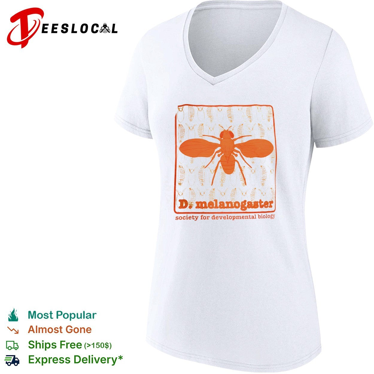D melanogaster Society for Developmental Biology shirt