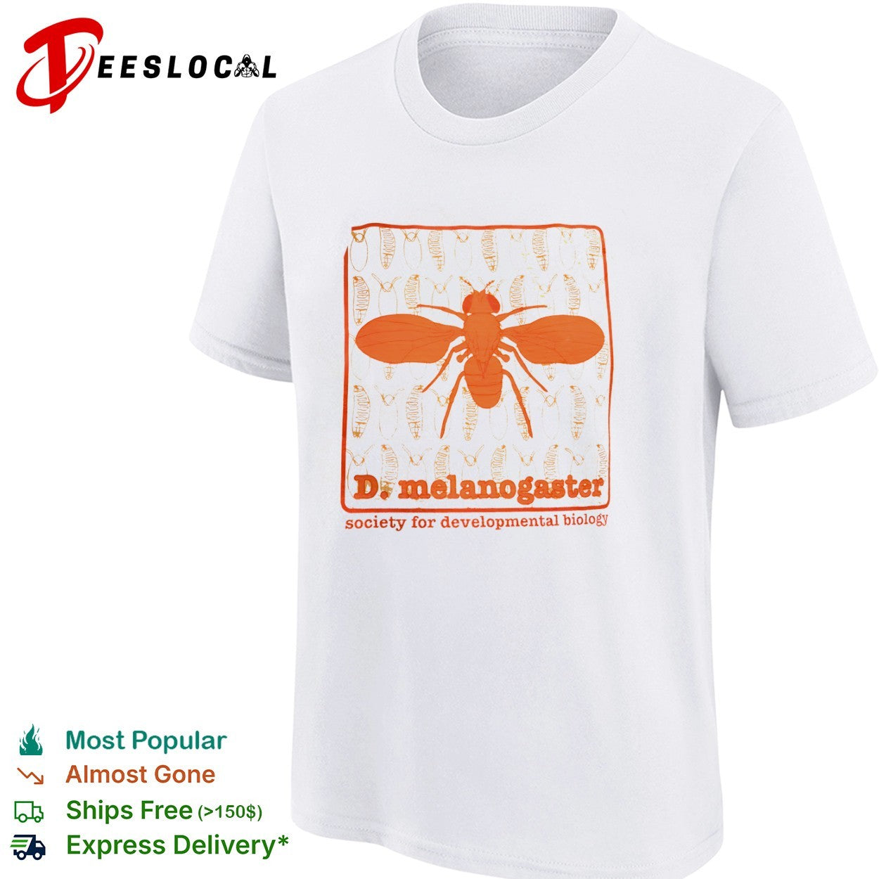 D melanogaster Society for Developmental Biology shirt