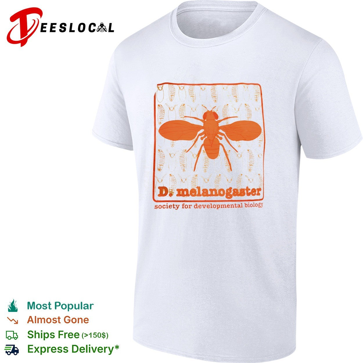 D melanogaster Society for Developmental Biology shirt