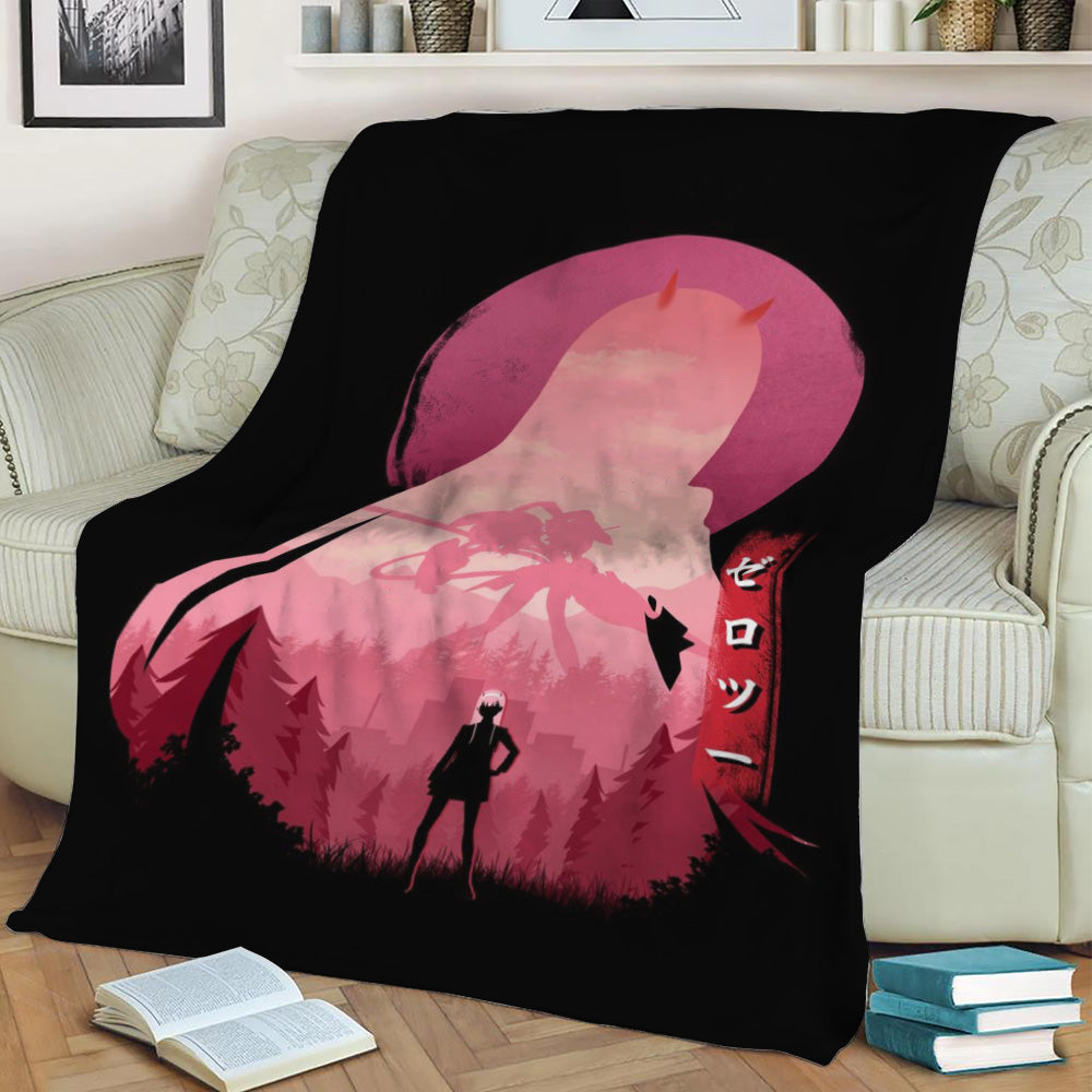 DARLING in the FRANXX Fleece Throw Blanket