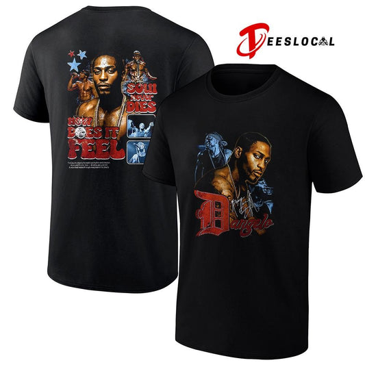 D’Angelo soul never dies how does it feel graphic signature shirt