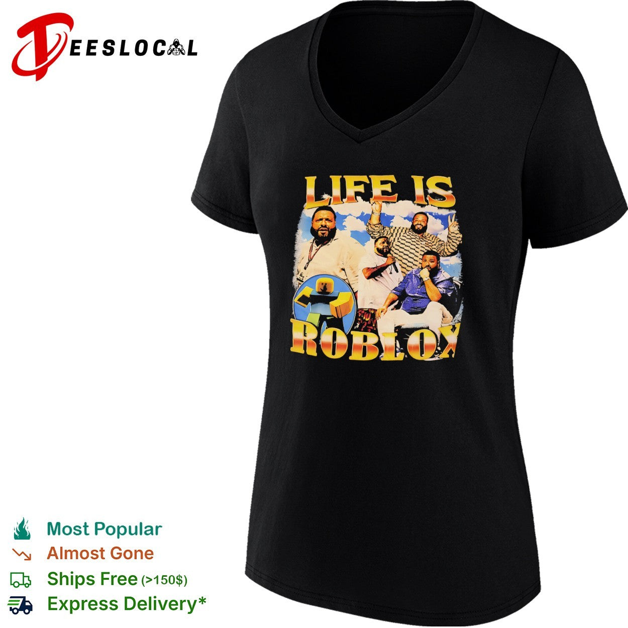 DJ Khaled Life is Roblox shirt