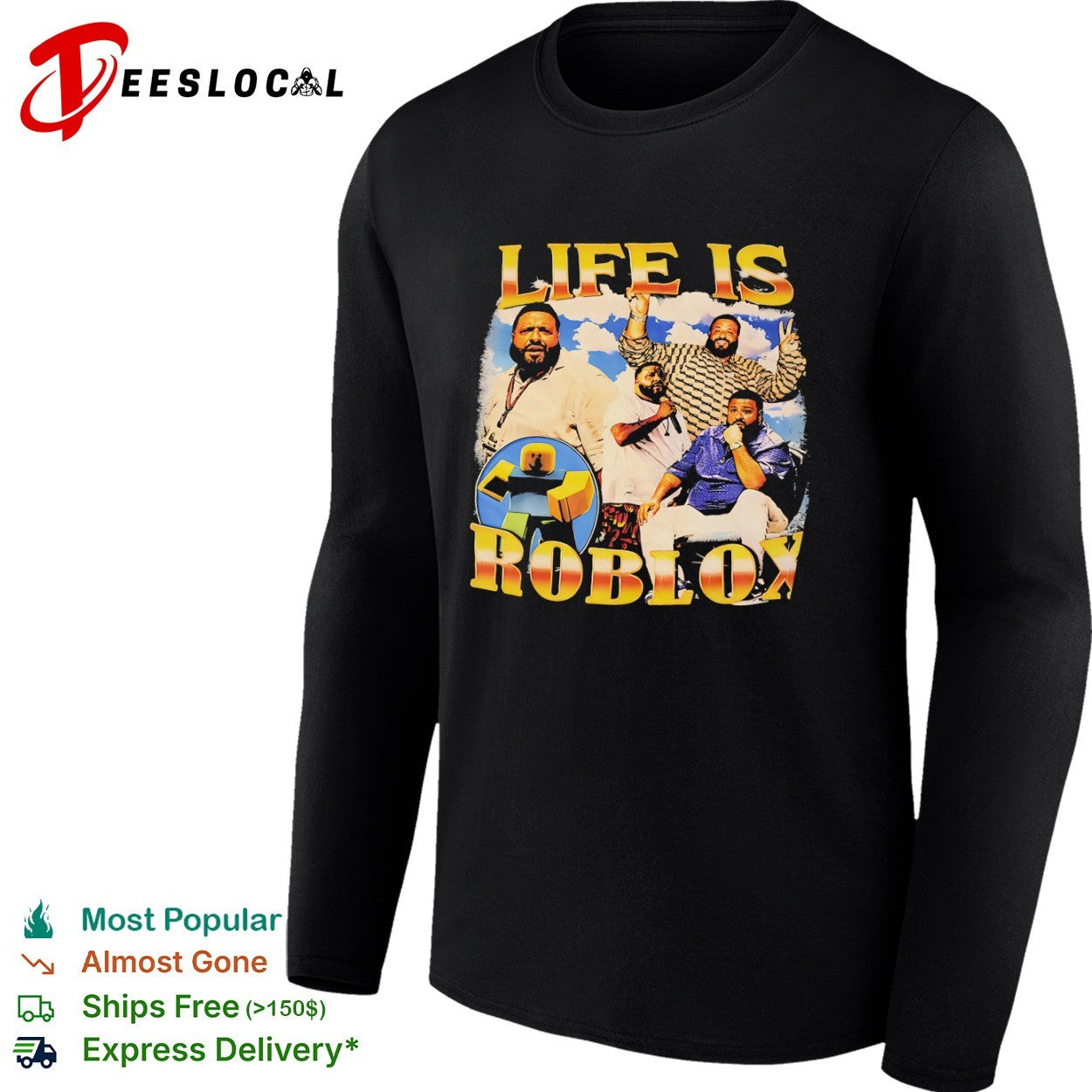 DJ Khaled Life is Roblox shirt