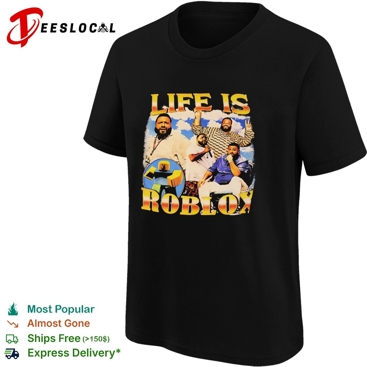 DJ Khaled Life is Roblox shirt