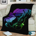 DJ Boxer Dog Fleece Throw Blanket