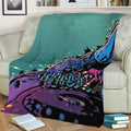 DJ music set Fleece Throw Blanket