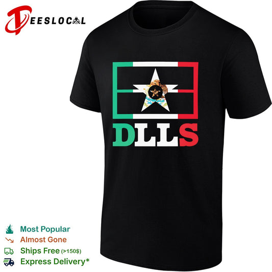 Dallas Cowboys Mexico DLLS flag mashup heritage city pride shirt