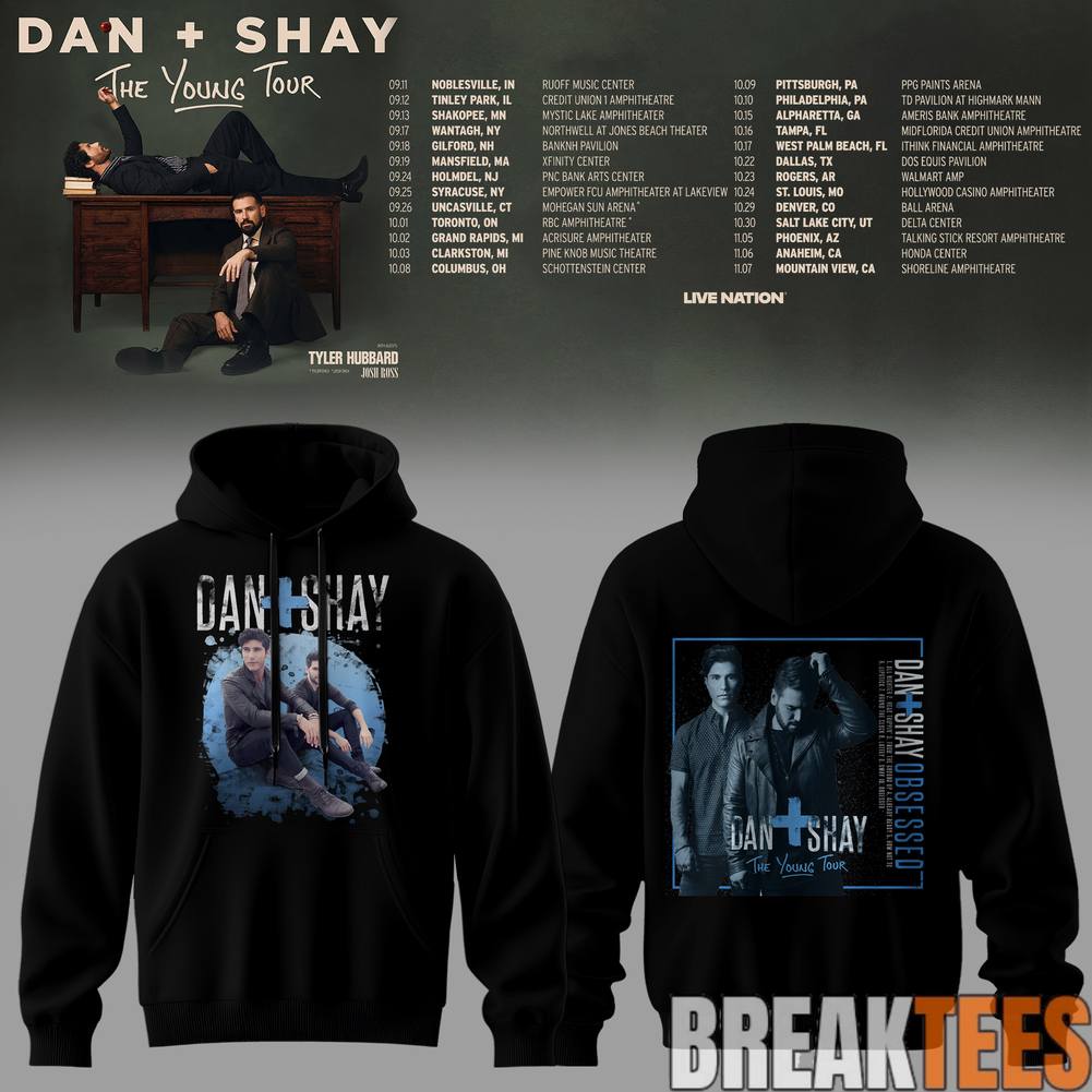 Dan + Shay ‘The Young Tour’ 2026 Hoodie