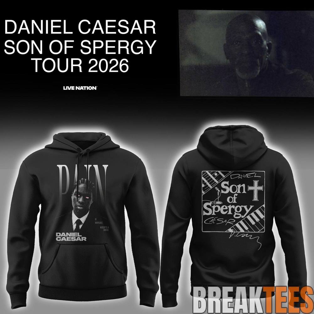 Daniel Caesar “Son of Spergy Tour” 2026 Hoodie