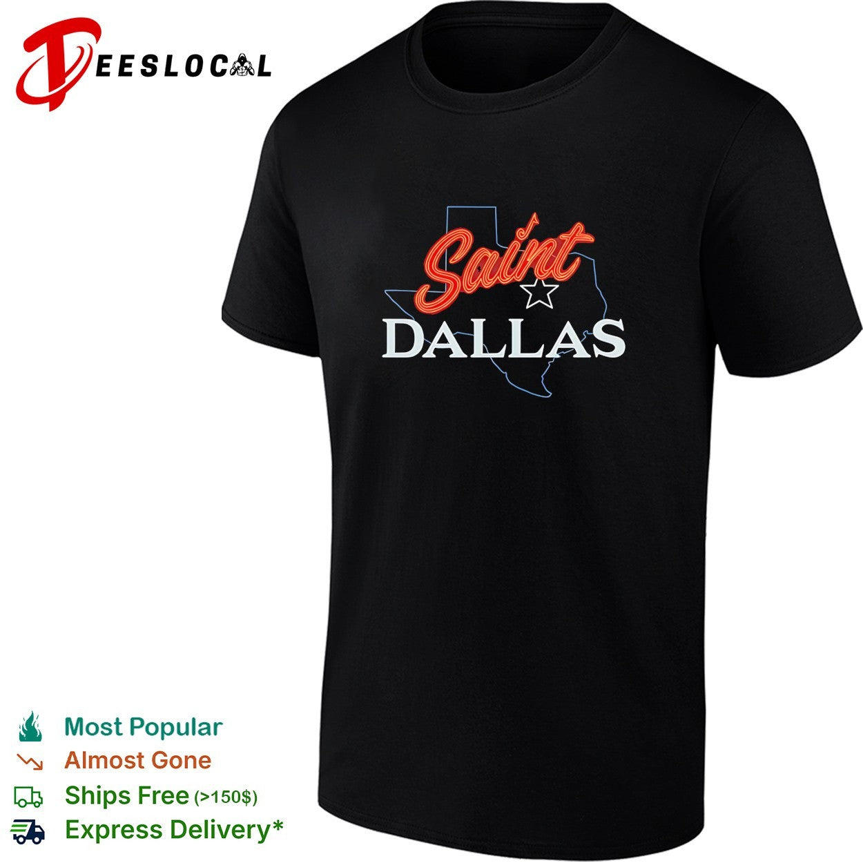 Danny Saint Dallas Honky Tonk state shirt