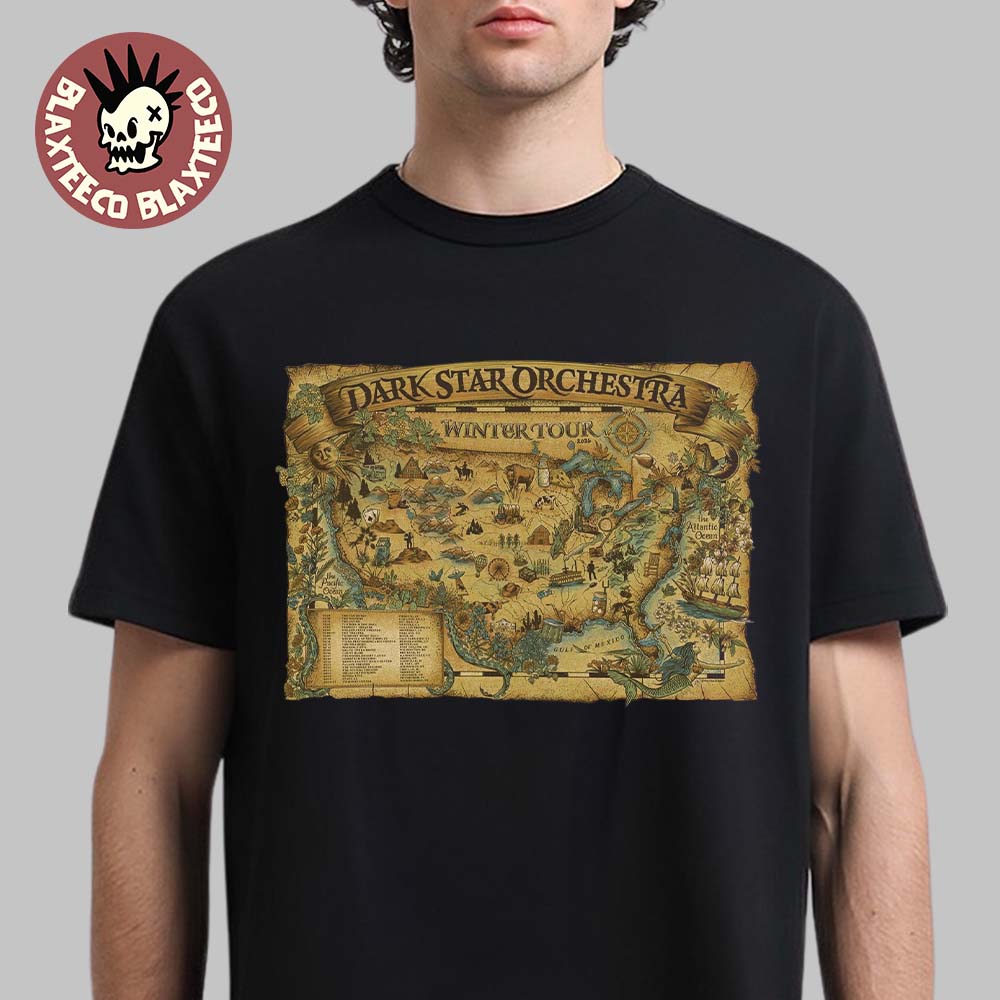 Dark Star Orchestra Winter Tour 2026 North America Schedule Dates T-Shirt