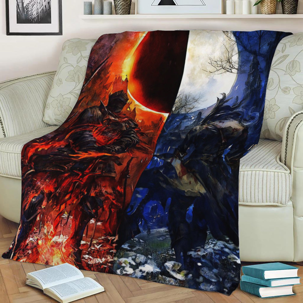 Dark Souls Fleece Throw Blanket