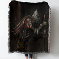Dark Souls III Woven Tapestry Throw Blanket with Fringe