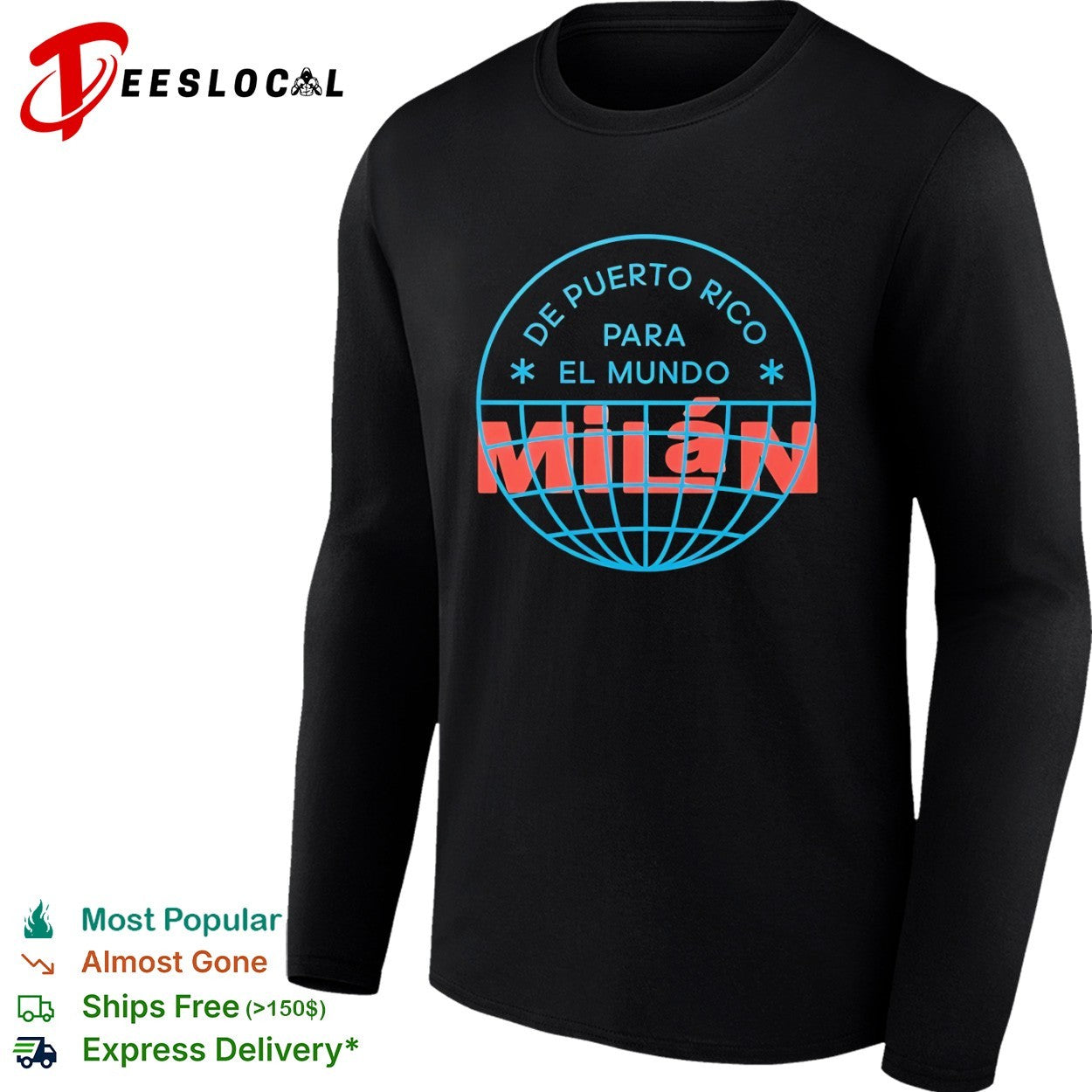 De Puerto Rico Para El Mundo Milán Shirt De Puerto Rico Para El Mundo Milan Shirt