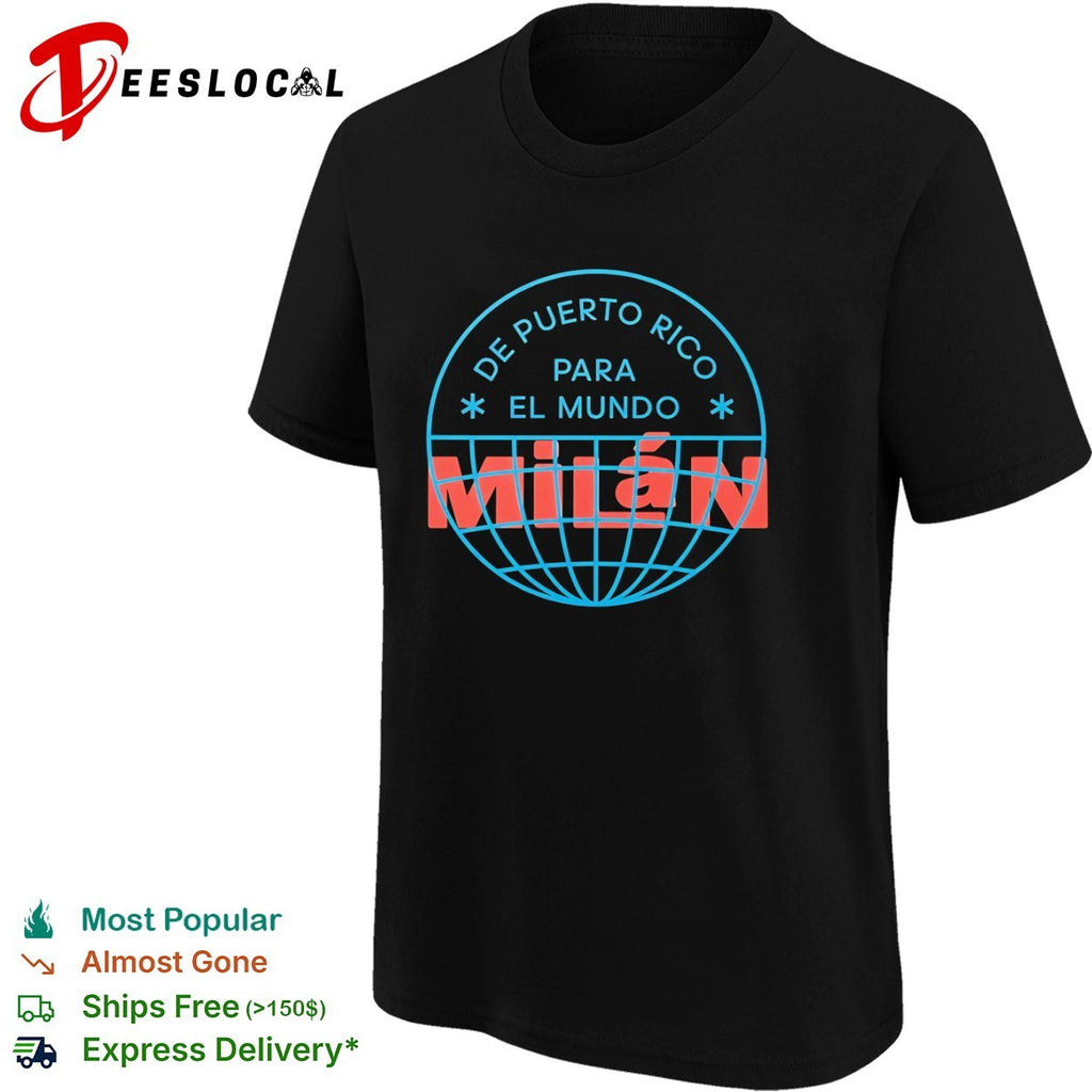 De Puerto Rico Para El Mundo Milán Shirt De Puerto Rico Para El Mundo Milan Shirt