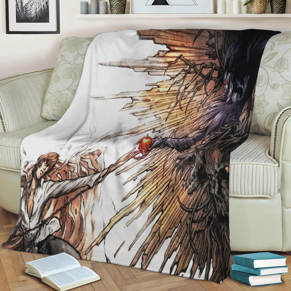 Death Note Fleece Throw Blanket