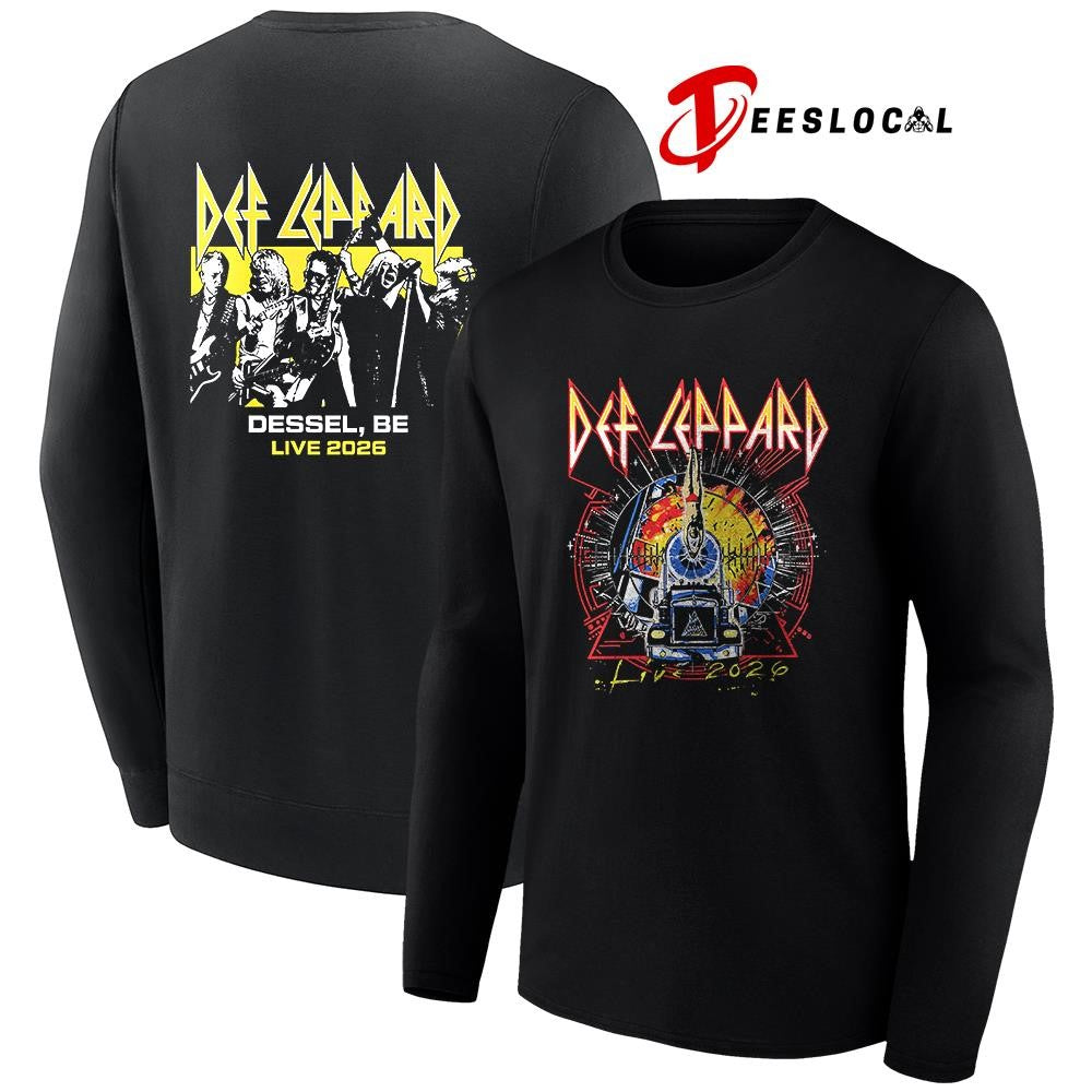 Def Leppard tour UK and EU Dessel Belgium event shirt