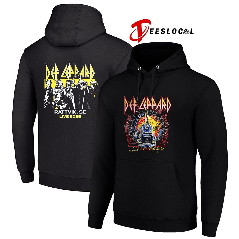 Def Leppard tour UK and EU Rattvik Sweden event shirt