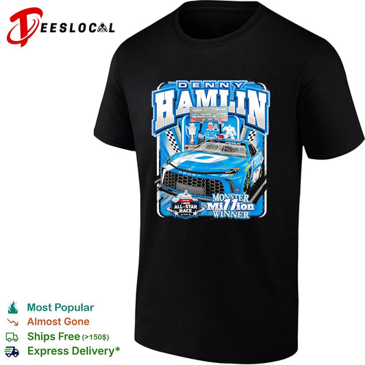 Denny Hamlin Joe Gibbs Racing NASCAR Dover All Star Race 2026 Monster Million shirt
