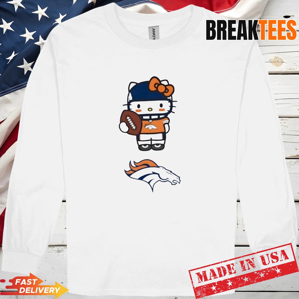 Denver Broncos Football x Hello Kitty Anime T-Shirt
