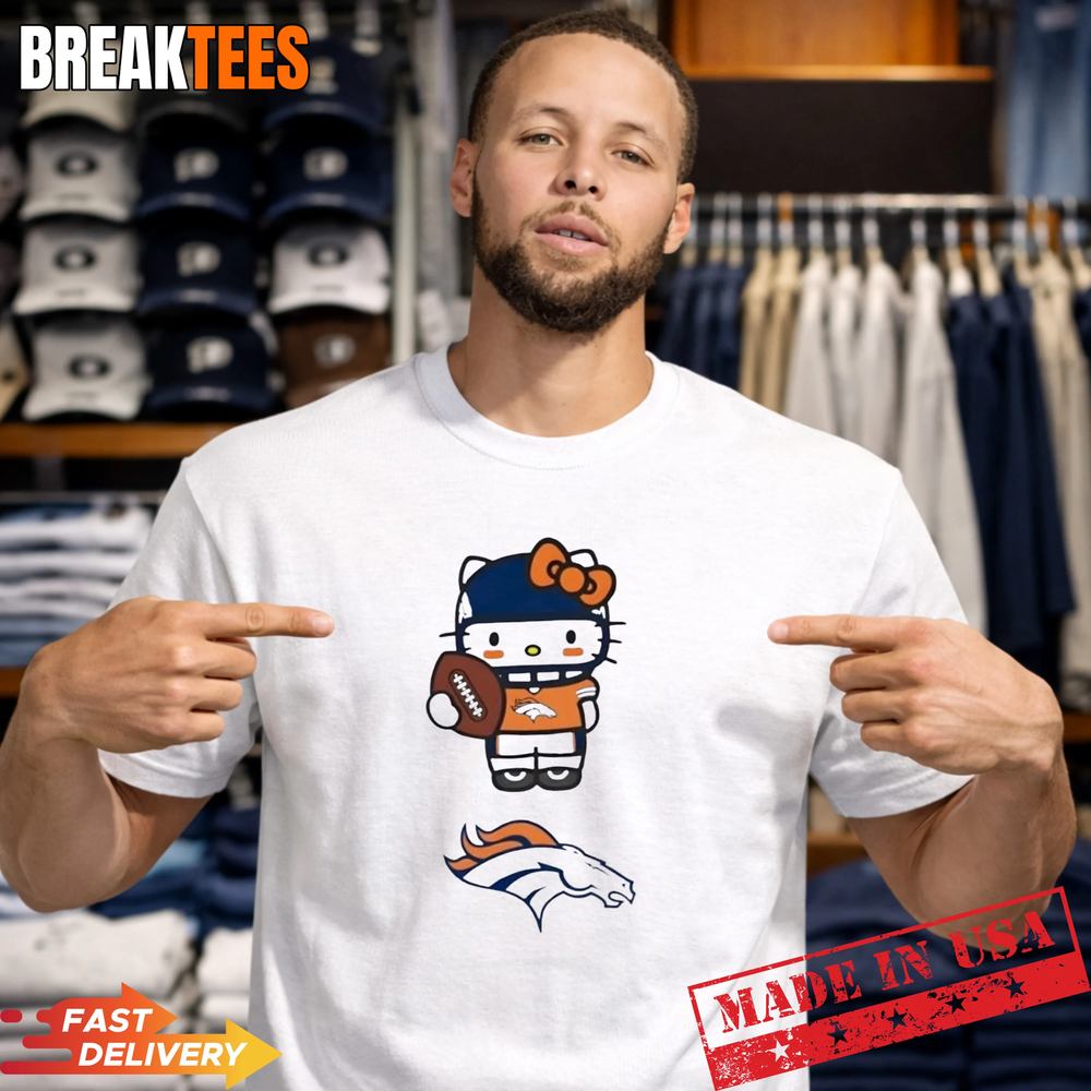 Denver Broncos Football x Hello Kitty Anime T-Shirt